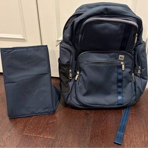 Ju-Ju-Be Navy Blue Multi-Pocket Backpack